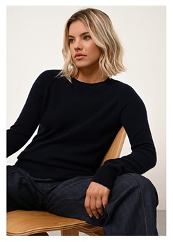 Just Cashmere Kaszmirowy sweter &quot;Helen&quot; w kolorze granatowym ze sklepu Limango Polska w kategorii Swetry damskie - zdjęcie 169450443