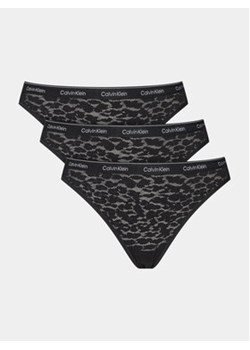 Calvin Klein Underwear Komplet 3 par fig klasycznych 000QD5069E Czarny ze sklepu MODIVO w kategorii Majtki damskie - zdjęcie 169452923