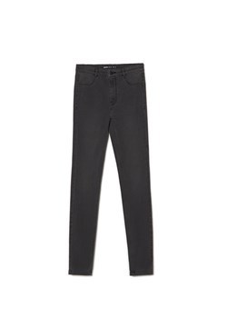 Cropp - Ciemnoszare jeansy skinny TALL - szary ze sklepu Cropp w kategorii Jeansy damskie - zdjęcie 169453492