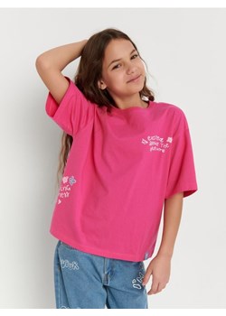 Sinsay - Koszulka - różowy ze sklepu Sinsay w kategorii Bluzki dziewczęce - zdjęcie 169456110