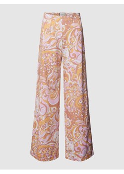 Spodnie ze wzorem z motywem na całej powierzchni model ‘KIMBERLY’ ze sklepu Peek&Cloppenburg  w kategorii Spodnie damskie - zdjęcie 169458654
