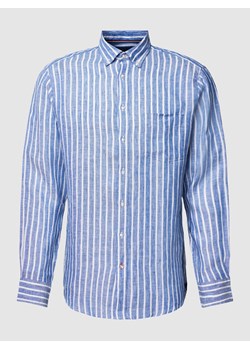 Koszula casualowa o kroju slim fit z wzorem w paski ze sklepu Peek&Cloppenburg  w kategorii Koszule męskie - zdjęcie 169458884