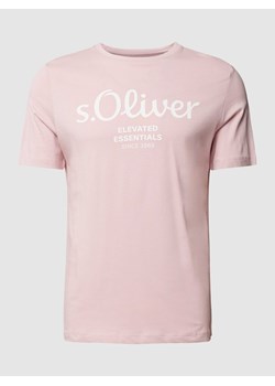 T-shirt z nadrukiem z logo ze sklepu Peek&Cloppenburg  w kategorii T-shirty męskie - zdjęcie 169458894