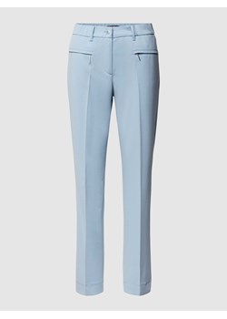 Spodnie materiałowe z kieszeniami zapinanymi na zamek błyskawiczny model ‘ZENE’ ze sklepu Peek&Cloppenburg  w kategorii Spodnie damskie - zdjęcie 169458991