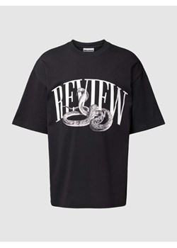 T-shirt o kroju oversized z nadrukiem z logo ze sklepu Peek&Cloppenburg  w kategorii T-shirty męskie - zdjęcie 169459193
