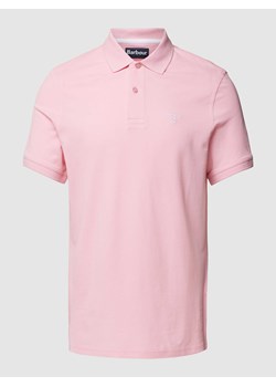 Koszulka polo o kroju slim fit z wyhaftowanym logo ze sklepu Peek&Cloppenburg  w kategorii T-shirty męskie - zdjęcie 169459213