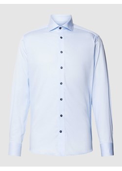 Koszula biznesowa o kroju slim fit z kołnierzykiem typu kent model ‘WOODSON’ ze sklepu Peek&Cloppenburg  w kategorii Koszule męskie - zdjęcie 169459434