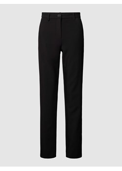 Spodnie materiałowe o kroju regular fit w jednolitym kolorze model ‘BELLA’ ze sklepu Peek&Cloppenburg  w kategorii Spodnie damskie - zdjęcie 169459632