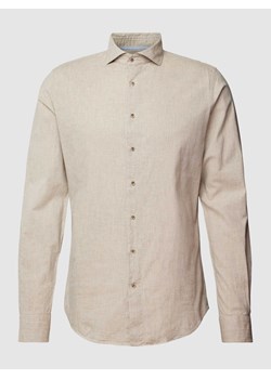 Koszula biznesowa o kroju regular fit z kołnierzykiem typu cutaway ze sklepu Peek&Cloppenburg  w kategorii Koszule męskie - zdjęcie 169459702