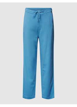Spodnie materiałowe z prostą nogawką i tunelem ze sklepu Peek&Cloppenburg  w kategorii Spodnie damskie - zdjęcie 169459852