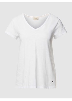 T-shirt ze zrolowanym brzegiem model ‘TULLI’ ze sklepu Peek&Cloppenburg  w kategorii Bluzki damskie - zdjęcie 169460060