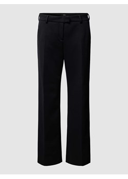 Spodnie materiałowe o kroju regular fit w kant model ‘Style Maine’ ze sklepu Peek&Cloppenburg  w kategorii Spodnie damskie - zdjęcie 169460112