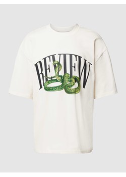 T-shirt o kroju oversized z nadrukiem z logo ze sklepu Peek&Cloppenburg  w kategorii T-shirty męskie - zdjęcie 169460152