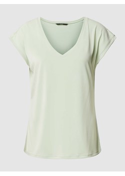T-shirt z dekoltem w serek model ‘FILLI’ ze sklepu Peek&Cloppenburg  w kategorii Bluzki damskie - zdjęcie 169460294