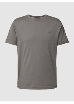 T-shirt z wyhaftowanym logo ze sklepu Peek&Cloppenburg  w kategorii T-shirty męskie - zdjęcie 169460420