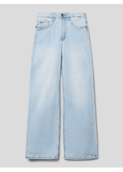 Jeansy z szerokimi nogawkami i wpuszczanymi kieszeniami w stylu francuskim model ‘Annema’ ze sklepu Peek&Cloppenburg  w kategorii Spodnie dziewczęce - zdjęcie 169460454