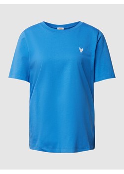 T-shirt z wyhaftowanym motywem model ‘Heart’ ze sklepu Peek&Cloppenburg  w kategorii Bluzki damskie - zdjęcie 169460773