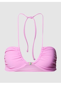 Top bikini z wiązaniem na szyi model ‘COOLIO SPRING’ ze sklepu Peek&Cloppenburg  w kategorii Stroje kąpielowe - zdjęcie 169460924