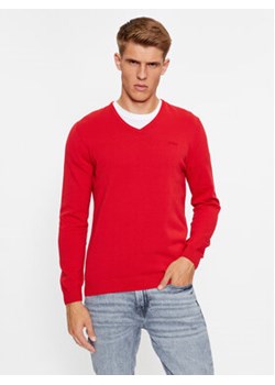 s.Oliver Sweter 2040666 Czerwony Regular Fit ze sklepu MODIVO w kategorii Swetry męskie - zdjęcie 169462961