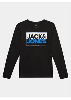 Jack&Jones Junior Bluzka 12251462 Czarny Standard Fit ze sklepu MODIVO w kategorii T-shirty chłopięce - zdjęcie 169463164