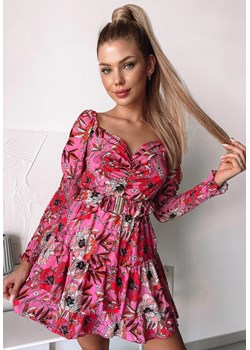 Sukienka-kombinezon Romanello różowy ze sklepu Clamodi w kategorii Sukienki - zdjęcie 169464603
