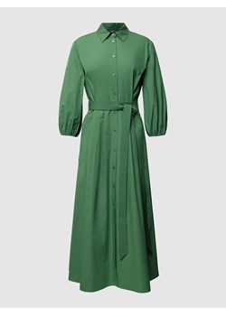 Sukienka koszulowa z wiązanym paskiem model ‘FAENZA’ ze sklepu Peek&Cloppenburg  w kategorii Sukienki - zdjęcie 169466171