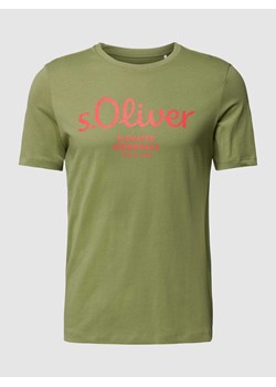 T-shirt z nadrukiem z logo ze sklepu Peek&Cloppenburg  w kategorii T-shirty męskie - zdjęcie 169466270