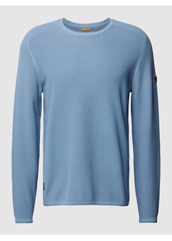Sweter z dzianiny z naszywką z logo ze sklepu Peek&Cloppenburg  w kategorii Swetry męskie - zdjęcie 169466332
