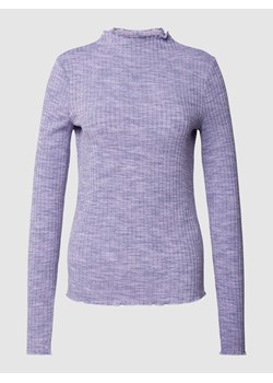Bluzka z długim rękawem i golfem model ‘Soseta’ ze sklepu Peek&Cloppenburg  w kategorii Bluzki damskie - zdjęcie 169466474
