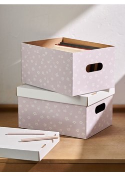 Sinsay - Pudełka do przechowywania 2 pack - różowy ze sklepu Sinsay w kategorii Przechowywanie - zdjęcie 169468411