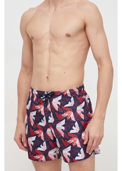 Emporio Armani Underwear szorty kąpielowe kolor granatowy ze sklepu ANSWEAR.com w kategorii Kąpielówki - zdjęcie 169470244