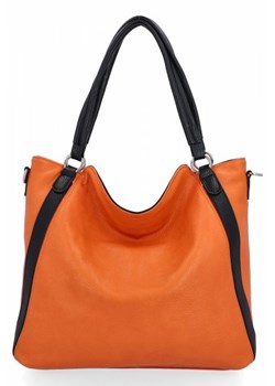 Duże Torebki Damskie Shopper Bag firmy Hernan Pomarańczowe (kolory) ze sklepu torbs.pl w kategorii Torby Shopper bag - zdjęcie 169481342