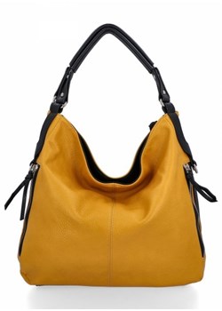 Duża Torebka Damska XL firmy Hernan Żółta (kolory) ze sklepu torbs.pl w kategorii Torby Shopper bag - zdjęcie 169481602