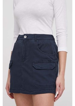 Pepe Jeans spódnica kolor granatowy mini prosta ze sklepu ANSWEAR.com w kategorii Spódnice - zdjęcie 169482421
