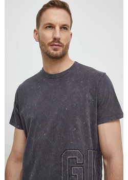 Guess t-shirt bawełniany męski kolor szary z aplikacją M4GI18 K8FQ4 ze sklepu ANSWEAR.com w kategorii T-shirty męskie - zdjęcie 169482740