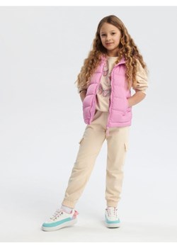 Sinsay - Spodnie dresowe - kremowy ze sklepu Sinsay w kategorii Spodnie dziewczęce - zdjęcie 169483810