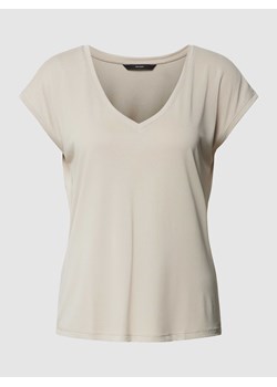 T-shirt z dekoltem w serek model ‘FILLI’ ze sklepu Peek&Cloppenburg  w kategorii Bluzki damskie - zdjęcie 169484064