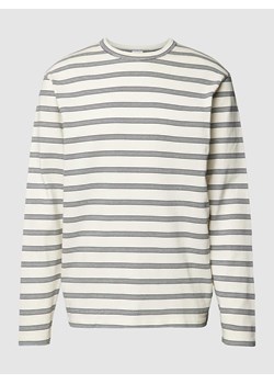 Bluzka z długim rękawem i wzorem w paski model ‘RELAXSHAWN’ ze sklepu Peek&Cloppenburg  w kategorii T-shirty męskie - zdjęcie 169484101