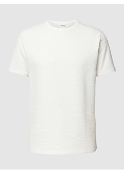 T-shirt z fakturowanym wzorem model ‘SANDER’ ze sklepu Peek&Cloppenburg  w kategorii T-shirty męskie - zdjęcie 169484713
