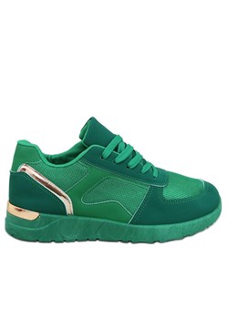 Sneakersy damskie leciutkie Doleh Green zielone ze sklepu ButyModne.pl w kategorii Buty sportowe damskie - zdjęcie 169486840