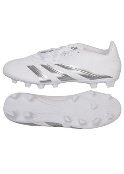 Buty piłkarskie adidas Predator Club FxG M IG7758 białe ze sklepu ButyModne.pl w kategorii Buty sportowe męskie - zdjęcie 169486860