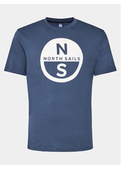 North Sails T-Shirt Basic 692972 Granatowy Regular Fit ze sklepu MODIVO w kategorii T-shirty męskie - zdjęcie 169491600