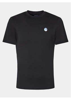 North Sails T-Shirt Bollo 692970 Czarny Regular Fit ze sklepu MODIVO w kategorii T-shirty męskie - zdjęcie 169491933