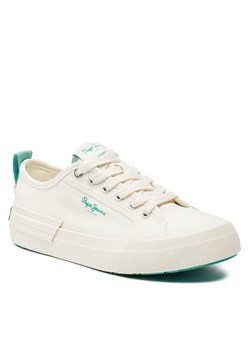 Sneakersy Pepe Jeans Allen Band W PLS31557 White 800 ze sklepu eobuwie.pl w kategorii Trampki damskie - zdjęcie 169492634