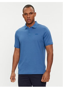 Calvin Klein Polo Smooth K10K111657 Niebieski Slim Fit ze sklepu MODIVO w kategorii T-shirty męskie - zdjęcie 169493901