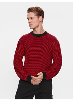 Hugo Sweter Sonderson 50500007 Czerwony Regular Fit ze sklepu MODIVO w kategorii Swetry męskie - zdjęcie 169493913