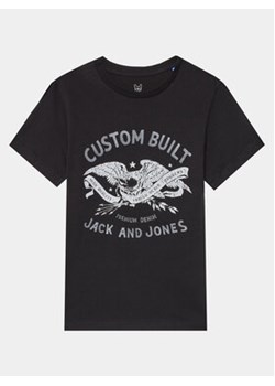 Jack&Jones Junior T-Shirt 12237031 Czarny Regular Fit ze sklepu MODIVO w kategorii T-shirty chłopięce - zdjęcie 169493974