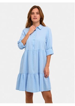 Kaffe Sukienka koszulowa Naya 10505399 Niebieski Relaxed Fit ze sklepu MODIVO w kategorii Sukienki - zdjęcie 169494012