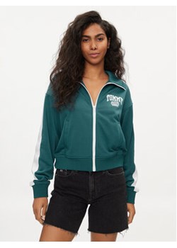 Tommy Jeans Bluza Varsity DW0DW17783 Zielony Regular Fit ze sklepu MODIVO w kategorii Bluzy damskie - zdjęcie 169494041