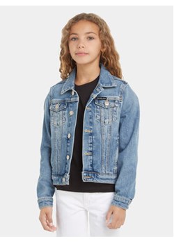 Calvin Klein Jeans Kurtka jeansowa Authentic IG0IG02391 Niebieski Regular Fit ze sklepu MODIVO w kategorii Kurtki dziewczęce - zdjęcie 169494143